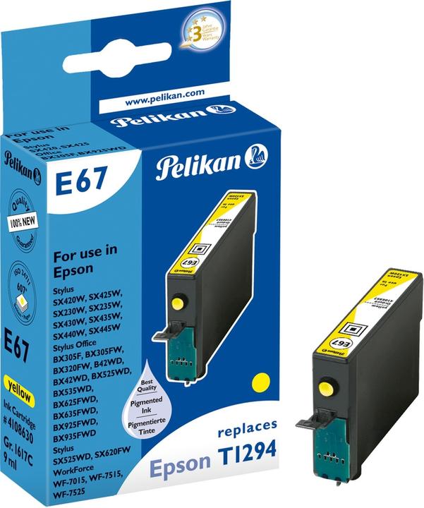 Produktbild Pelikan Tinte kompatibel yellow Orig.Nr. T129440PEL (Y)