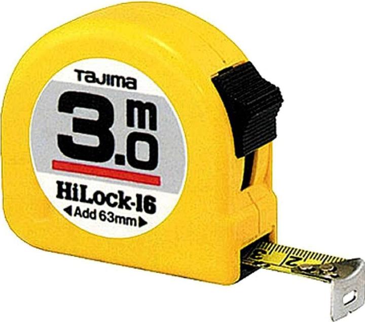 Image du produit Tajima Rollmeter HI-LOCK 16 jaune