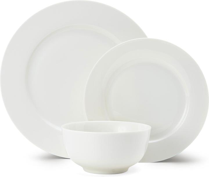 Image du produit Mikasa Egret 12-Piece China Dinner Set, White (12 pièce(s))