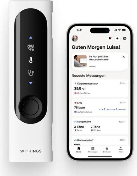 Actual product image Withings Termometer BeamO (Non-contact)