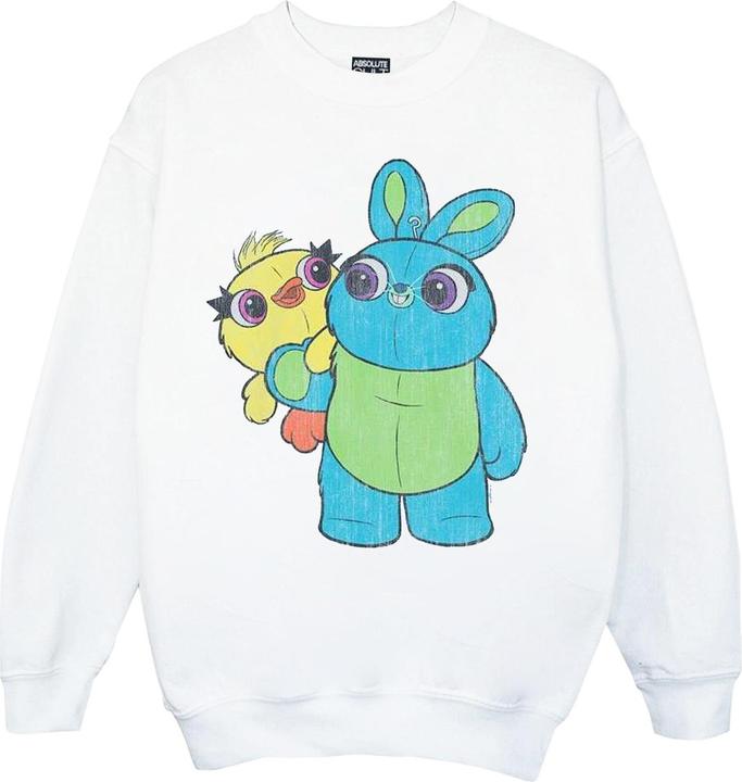 Produktbild Disney Toy Story 4 Ducky And Bunny Distressed Pose Sweatshirt Mädchen (140, 146)
