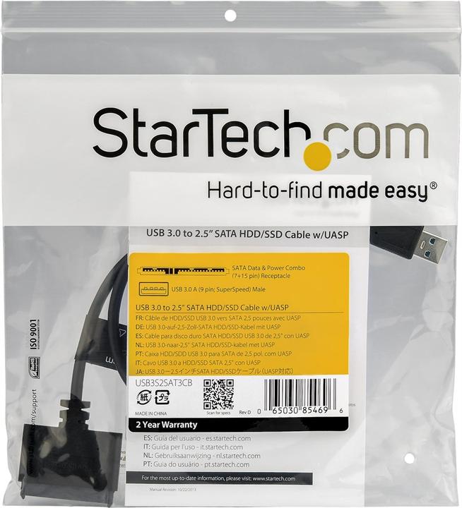 Produktbild StarTech Adapter USB 3.0 auf 2.5" SATA III