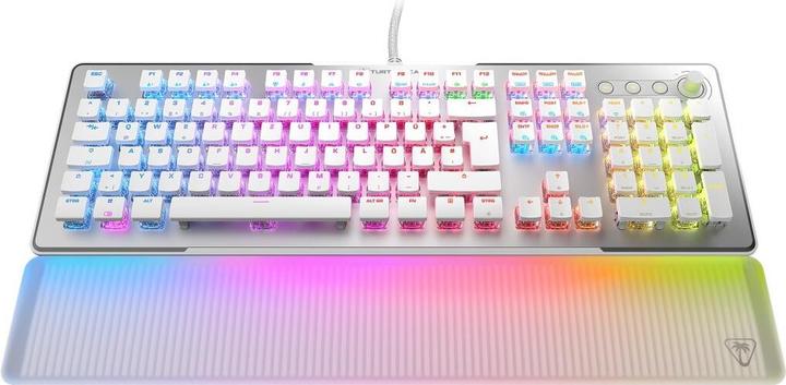 Turtle Beach Vulcan II Max gaming keyboard, white (DE, Cable)
