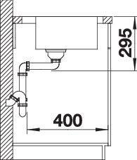 Produktbild Blanco DIvon II 45 S-IF (Aufsatzspülbecken, 86 cm, 51 cm)