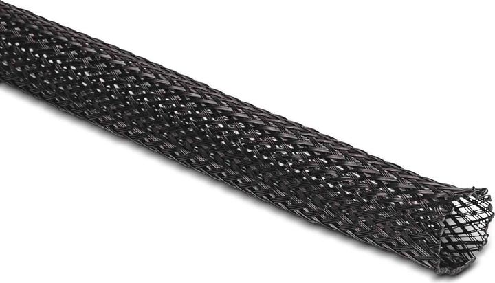 Produktbild HellermannTyton Geflechtschlauch 40mm Bereich 18-54mm sw (Kabelschlauch, 1000 cm)