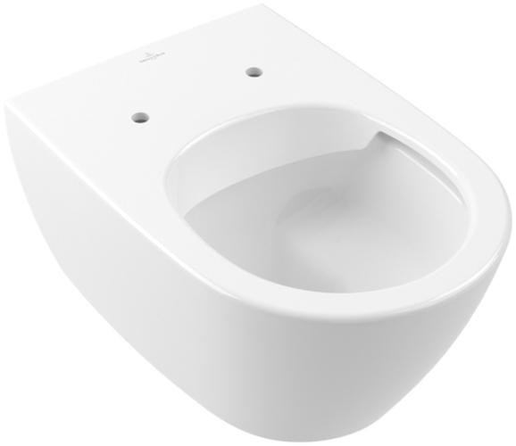 Immagine prodotto Villeroy & Boch WC basso Subway 2.0 DirectFlush, bordo aperto, bianco, montaggio a parete con rivestimento.