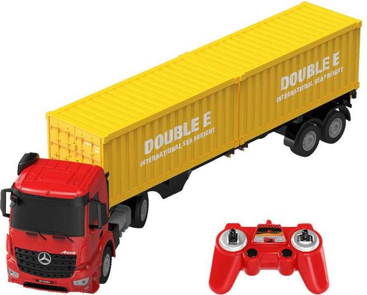 Productafbeelding Double Op afstand bestuurbare vrachtwagen 1:26 (rood) Mercedes-Benz Arocs E664-003