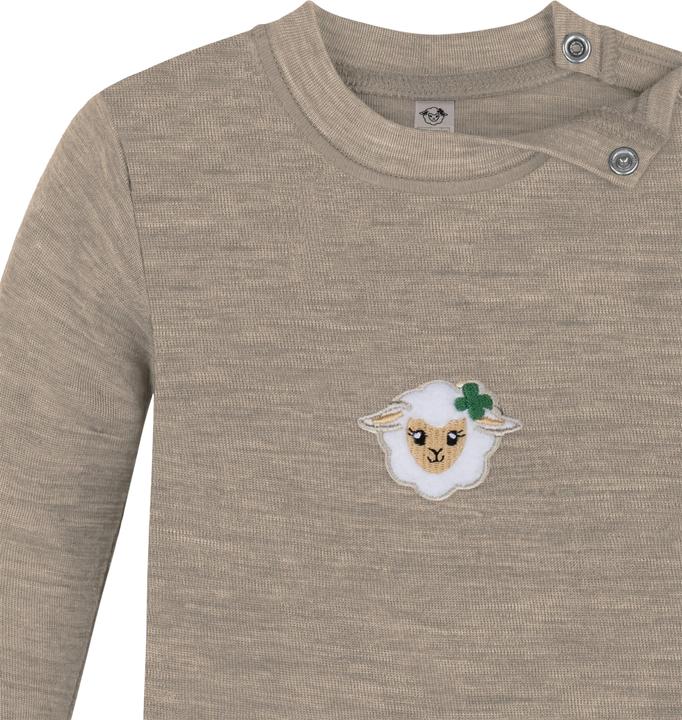 Produktbild Normani 2er Pack Baby Merino Longsleeve „Taupo" - 9465 (110)