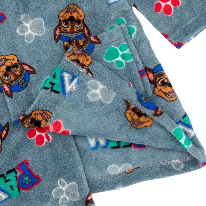 Immagine prodotto Paw Patrol Accappatoio in pile con cappuccio per bambini/ragazzi (116)