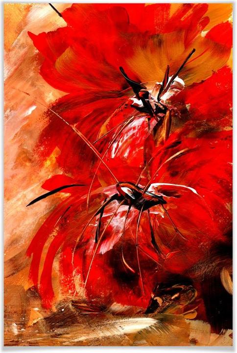 Produktbild Trenddeko Niksic - Feuerblumen (70 x 100 cm)