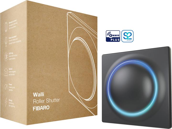 Actual product image Fibaro Radio blind actuator Walli Roller Shutter (Shutter actuator)