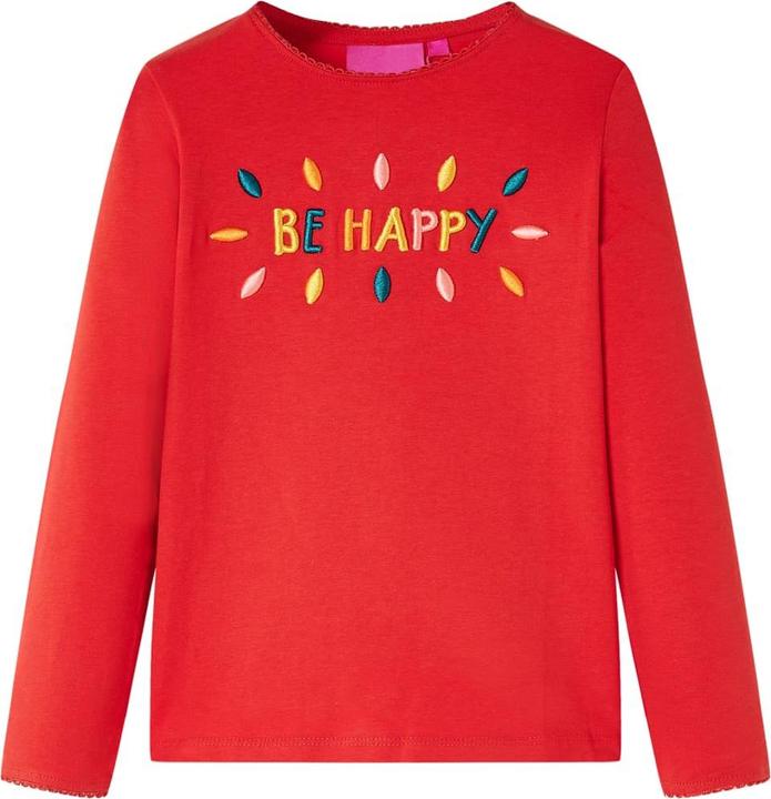 Immagine prodotto VidaXL Camicia da bambino a maniche lunghe rosso 92,Materiale: 95% cotone. 5 (92)