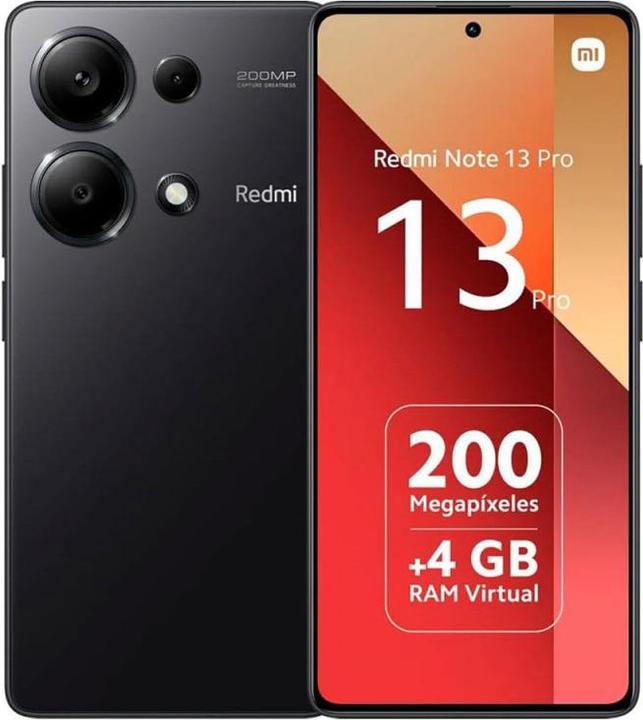 Produktbild Xiaomi Redmi Note 13 Pro (256 GB, Midnight Black, 6.67", Dual SIM, 200 Mpx, 4G)