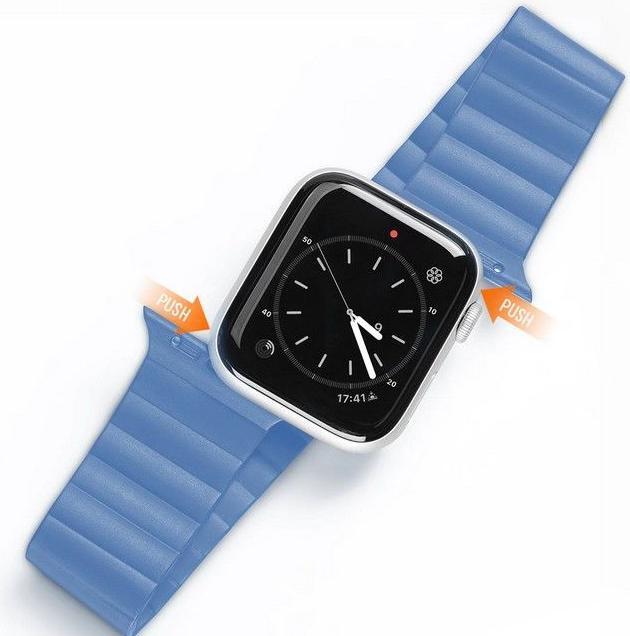 Image du produit Dux Ducis magnetic strap watch strap 7/6/5/4/3/2 (44 mm, 45 mm, 42 mm, Silicone, Apple Watch Series 2, Apple Watch Series 3, Apple Watch Series 1, Apple Watch Series 4, Apple Watch Series 5, Apple Watch Series 6, Apple Watch Series 7, Apple Watch Series 8, Apple Watch Series 9, Apple Watch SE)