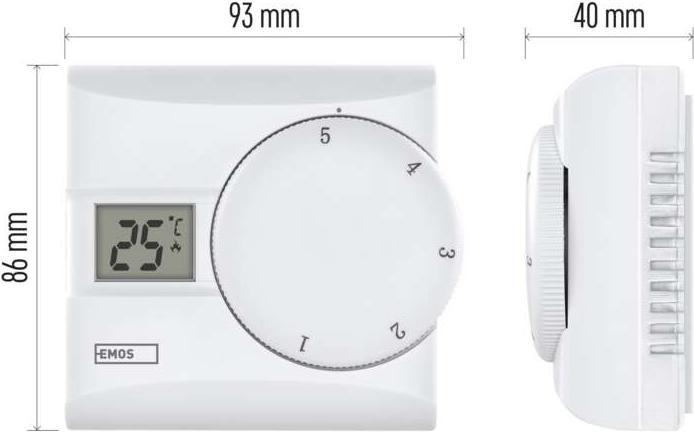 Image du produit Emos Thermostat d'ambiance P5603R, manuel, câblé