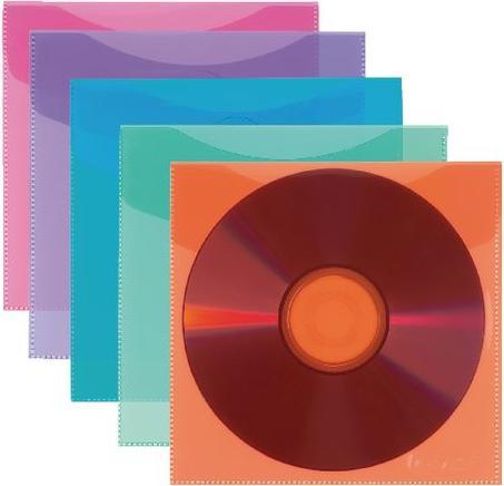 Actual product image Hama 1x50 CD-ROM/DVD-ROM Sleeves coloured