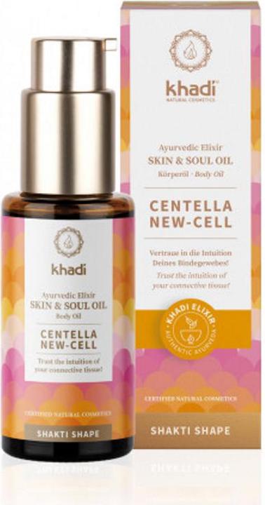 Produktbild Khadi Ayurvedisches Körperöl CENTELLA NEW - CELL - Regenerierendes Bindegewebsöl (Körperöl, 50 ml)