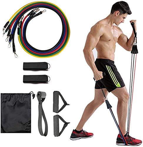 Immagine prodotto PhoneLook Corde elastiche per la muscolazione Insieme di bande per sport/fitness (5Kg-45Kg)