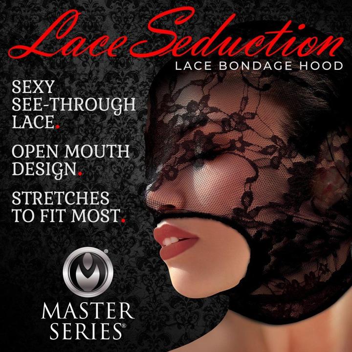 Produktbild Master Series Lace Seduction Lace Bondage Hood