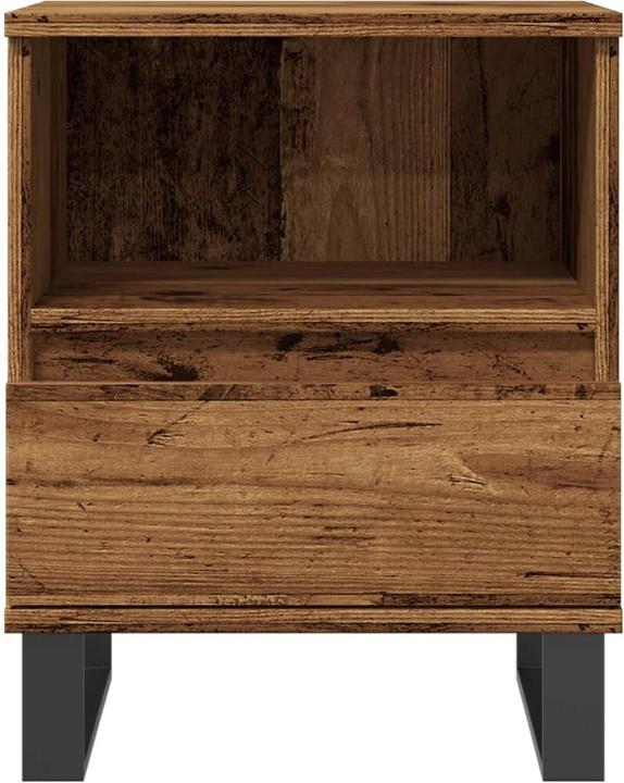 Immagine prodotto VidaXL Comodino Spazio di archiviazione Comodino Comodino Cassettiera in legno vecchio Comodino in legno (40 x 35 x 50 cm)