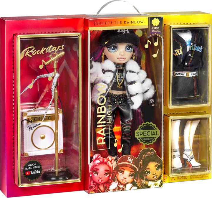 Actual product image MGA Rainbow High Rockstar Theme - Lyric Lucas