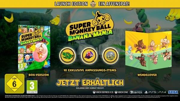Immagine prodotto Sega Super Monkey Ball: Banana Mania - Launch Edition (PS4, Multilingue)