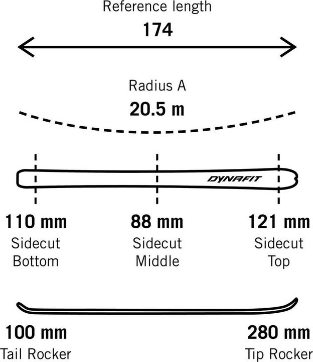 Image du produit Dynafit Ski Radical 88 Limited Edition (158 cm)