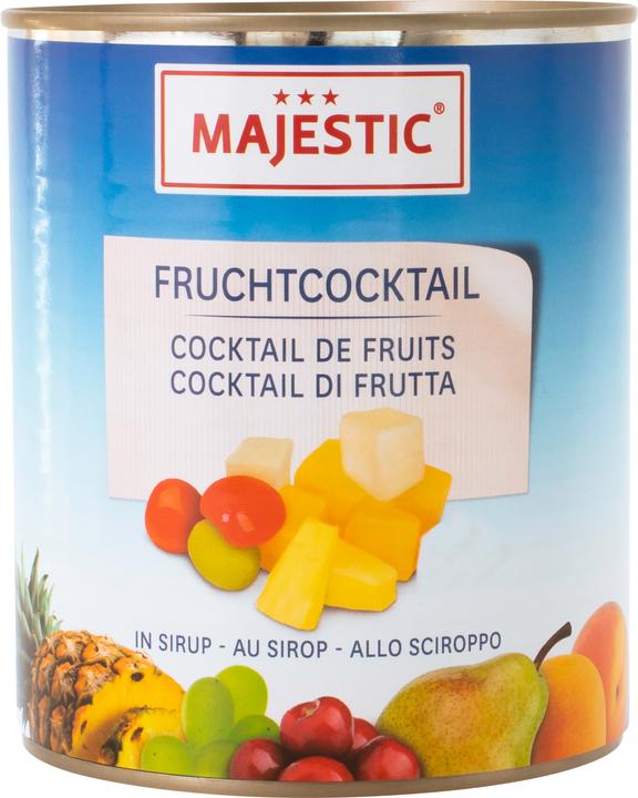 Immagine prodotto Majestic Cocktail di frutta con sciroppo di ciliegie (963 g)