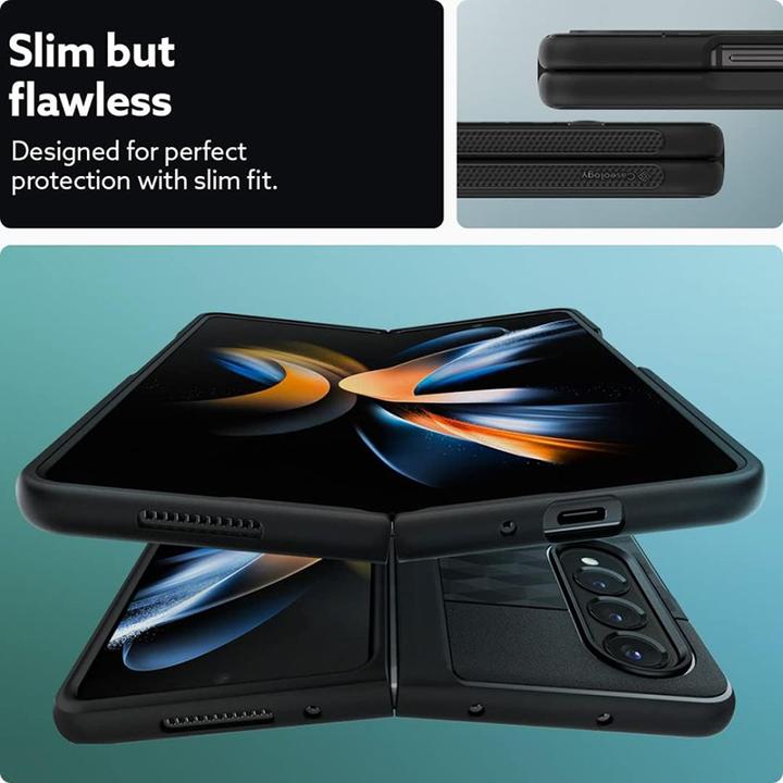 Actual product image Caseology Parallax Sam Galaxy Z Fold5 Czarny/Matte Black ACS06225 (Samsung Galaxy Z Fold5)