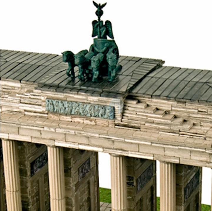 Actual product image Block Cuit. 3D ceramic model kit - Brandenburg Gate Berlin (33 x 24 x 26 cm)