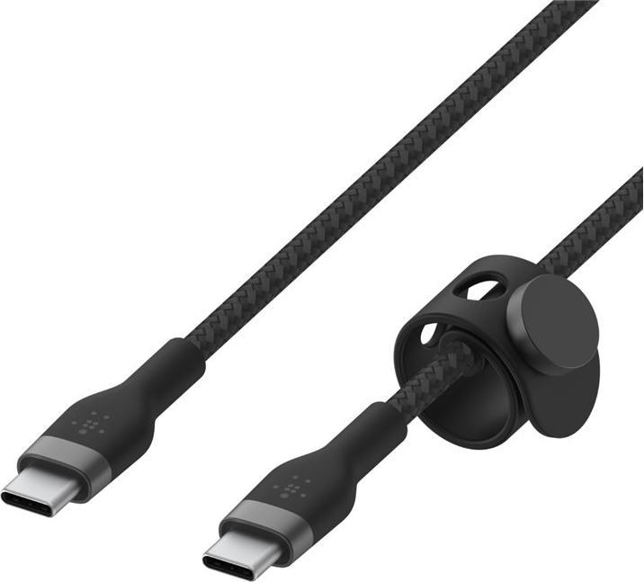 Image du produit Belkin USB-C vers USB-C Silicone Braide 1m Twin (1 m, USB 2.0)