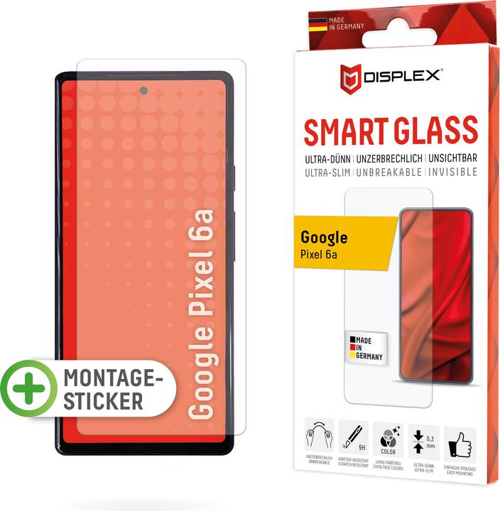 Immagine prodotto Displex Vetro intelligente, protezione dello schermo (1 Pezzo/i, Google Pixel 6a)