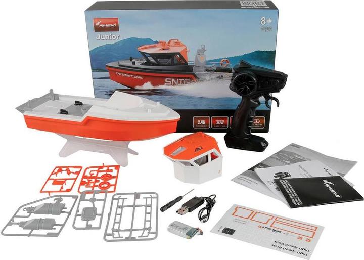 Image du produit Amewi Rettungsboot brushless Jetantrieb 320mm RTR weiss/orange