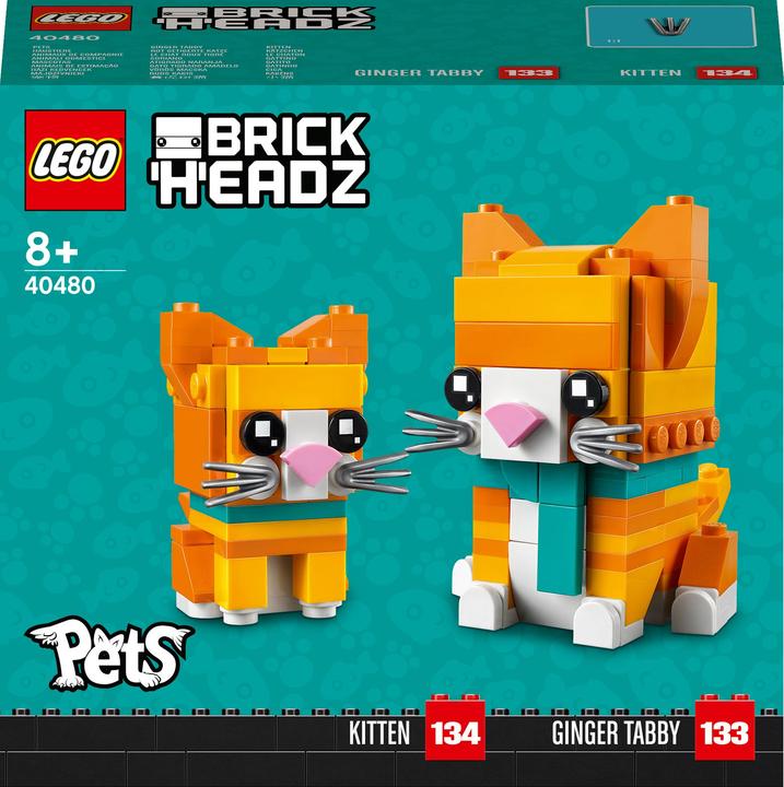Immagine prodotto LEGO BrickHeadz Gatto soriano rosso 40480 (40480, LEGO Brickheadz)
