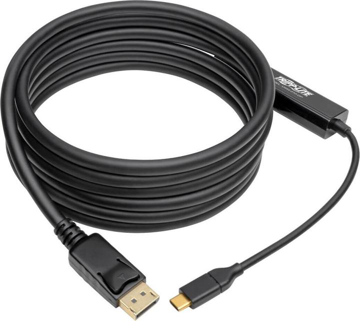 Actual product image Eaton USB-C to DisplayPort Active Adapter Cable M/M 4K 60 10ft. 3.1m (3.05 m, DisplayPort)