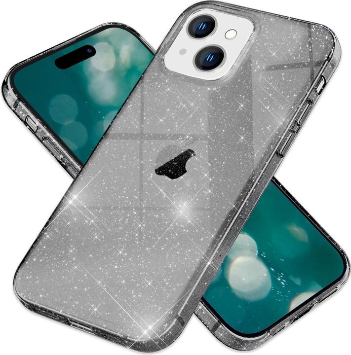 Produktbild Nalia Klare Glitzer Silikon Hülle (Apple iPhone 15 Plus)
