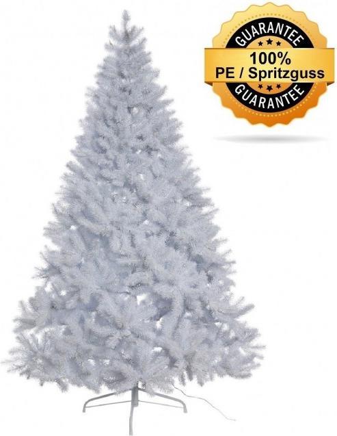 Produktbild Greendeco Künstlicher Tannenbaum, weiss, beschneit, Spritzguss, ca. 180cm (180 cm)