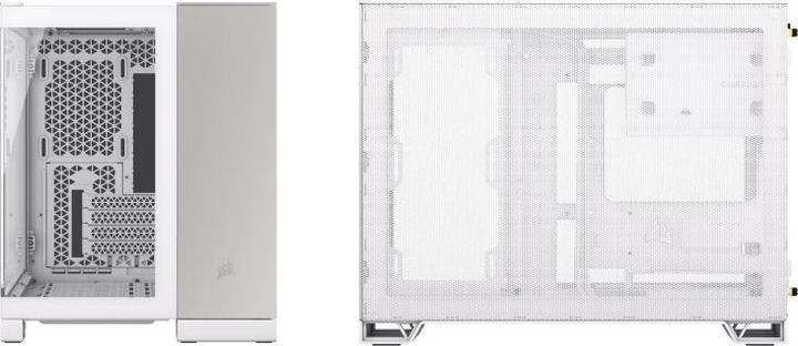 Immagine prodotto Corsair 2500X (bianco/alluminio, vetro temperato x 2) (ATX, mATX, Mini-ITX)