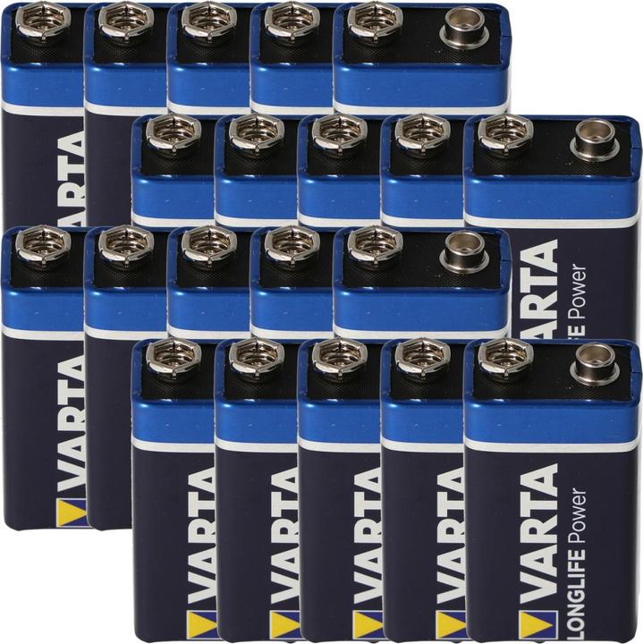 Immagine prodotto Varta Alta energia (20 pz., 9V Block, 580 mAh)