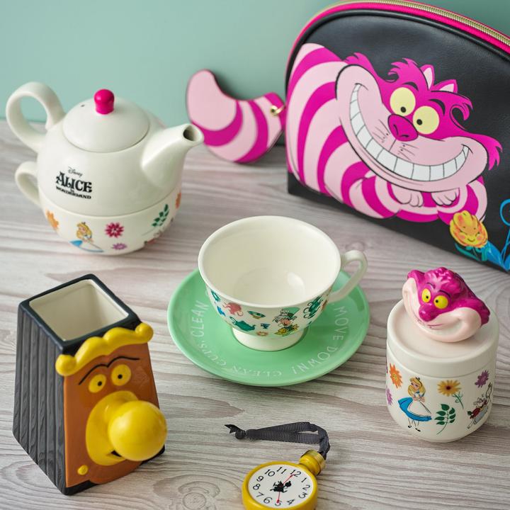Actual product image Vision ALICE AU PAYS DES MERVEILLES - Montre Doré - Décoration (1 -part)