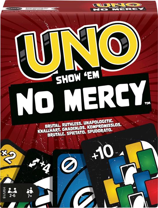 Actual product image Mattel Games UNO No Mercy (English)