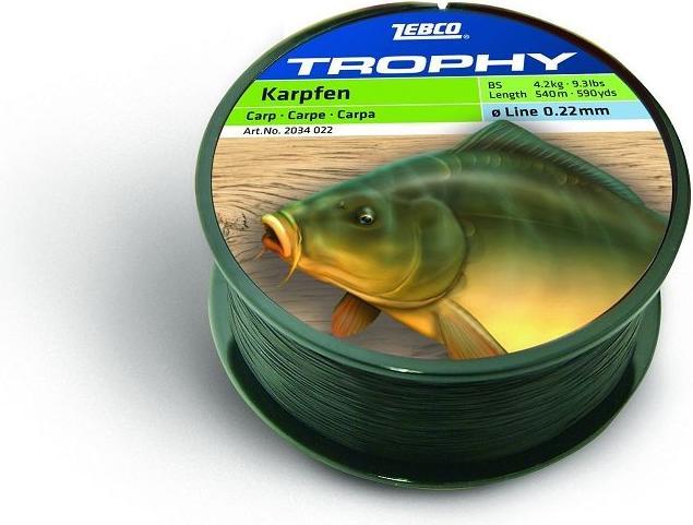 Actual product image Zebco Trophy carp black (9.20 kg, 0.35 mm)