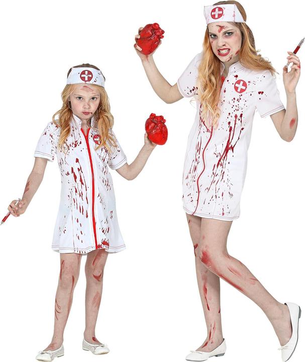 Image du produit Widmann Costume d'infirmière zombie pour enfants (128)