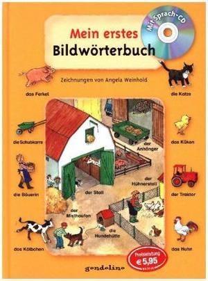 Actual product image My first picture dictionary with language CD (German, Angela Weinhold, gondolino picture words and exercise books, 2016)