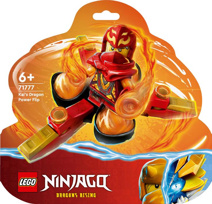 Actual product image LEGO 71777 Kai's Dragon Power Spinjitzu Flip (71777, LEGO Ninjago)