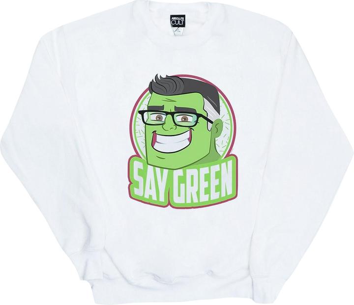 Avengers Endgame Hulk Say Green Sweatshirt (XXL)