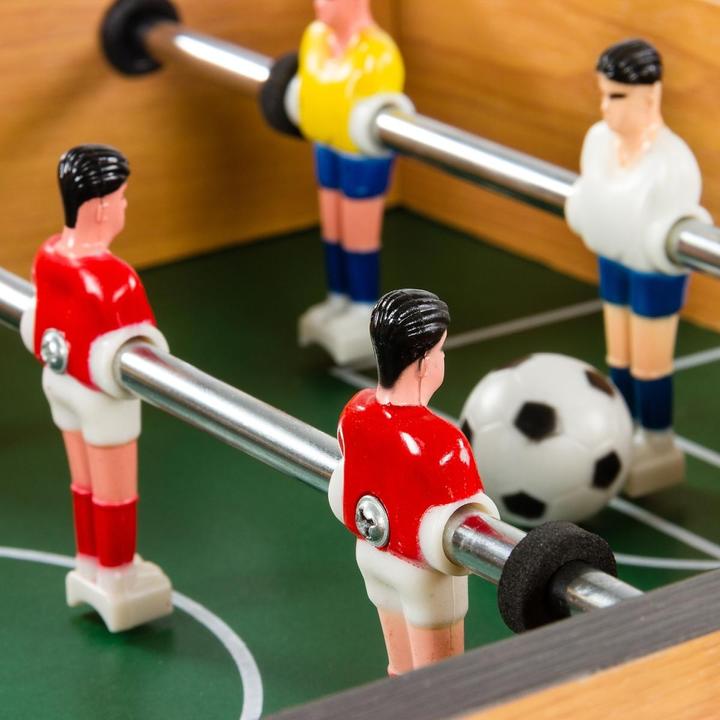 Actual product image Games Planet Mini foosball table DUNDEE 51x31x8cm, light wood decor