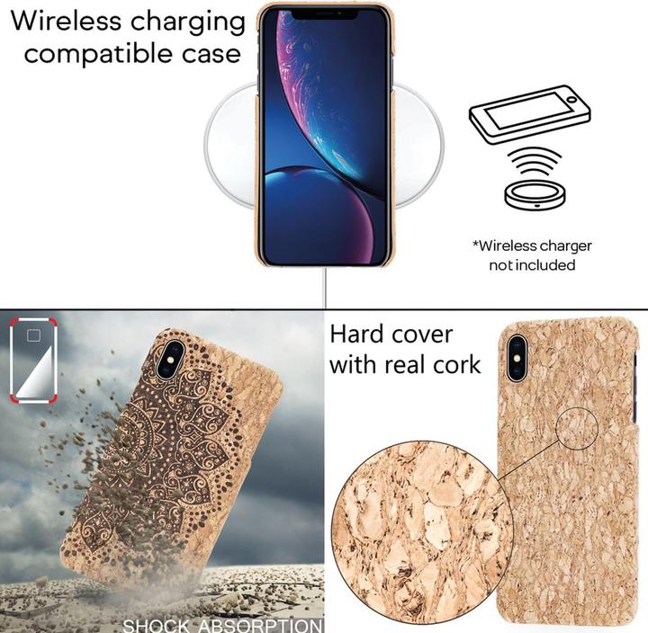 Produktbild Nalia Kork Handyhülle (Apple iPhone X, Apple iPhone XS)