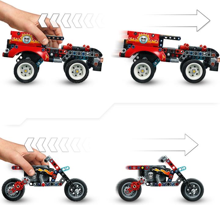 Produktbild LEGO Stunt-Show mit Truck und Motorrad (42106, LEGO Technic)