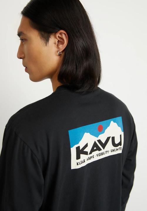 Actual product image Kavu ong seeve t-shirt etch art (L)